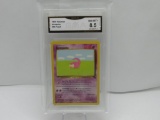 GMA GRADED 1999 POKEMON SLOWPOKE #55 FOSSIL NM MT+ 8.5