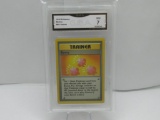 GMA GRADED 1999 POKEMON REVIVE #89 TRAINER NM 7