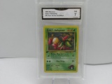 GMA GRADED 2000 POKEMON ERIAKS BELLSPROUT #75 GYM HEROES 1ST EDITION NM 7