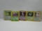 Vintage Lot of 5 Holofoil Rare Pokemon Cards from Collection