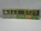 Vintage Lot of 5 Holofoil Rare Pokemon Cards from Collection