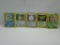 Vintage Lot of 5 Holofoil Rare Pokemon Cards from Collection