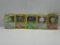 Vintage Lot of 5 Holofoil Rare Pokemon Cards from Collection