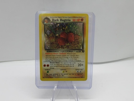 VINTAGE 2000 Team Rocket DARK DUGTRIO 6/82 Pokemon Card