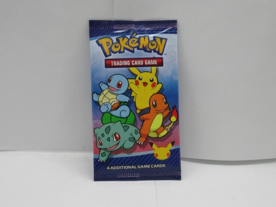 Factory Sealed 2021 McDonald's 25th Anniversary of Pokemon 4 Card Pack