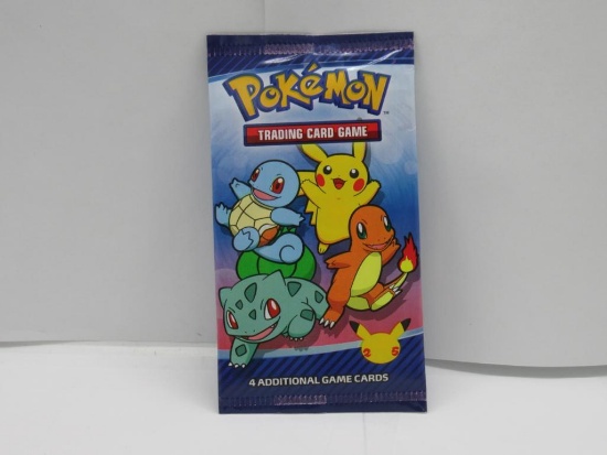 Factory Sealed 2021 McDonald's 25th Anniversary of Pokemon 4 Card Pack