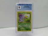 CGC Graded Pokemon JUNGLE 1st Edition MINT 9 - BELLSPROUT 49/64