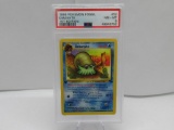 PSA Graded Pokemon FOSSIL 1st Edition NM-MT 8 - OMANYTE #52