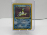 VINTAGE 1999 Fossil LAPRAS 10/62 Pokemon Card