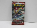 Factory Sealed Pokemon Sun & Moon CRIMSON INVASION 10 Card Booster Pack