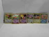 6 Count Lot of VINTAGE 1st Edition Pokemon Cards from Huge Collection