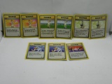 9 Count Lot of VINTAGE RARE Pokemon Cards from Huge Collection