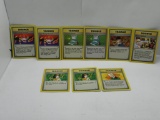 9 Count Lot of VINTAGE RARE Pokemon Cards from Huge Collection