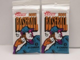 2 Count Lot of Factory Sealed 2021 Topps HERITAGE Baseball 9 Card Packs