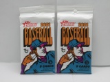 2 Count Lot of Factory Sealed 2021 Topps HERITAGE Baseball 9 Card Packs