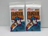 2 Count Lot of Factory Sealed 2021 Topps HERITAGE Baseball 9 Card Packs