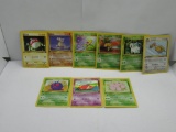 Lot of 9 Vintage 1st Edition Pokemon Cards from Huge Collection