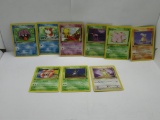 Lot of 9 Vintage 1st Edition Pokemon Cards from Huge Collection