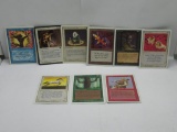 Lot of 9 Vintage Magic the Gathering WOTC Cards from Crazy Collection Find