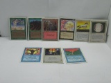 Lot of 9 Vintage Magic the Gathering WOTC Cards from Crazy Collection Find