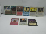 Lot of 9 Vintage Magic the Gathering WOTC Cards from Crazy Collection Find