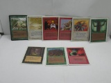 Lot of 9 Vintage Magic the Gathering WOTC Cards from Crazy Collection Find