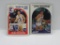 LOT OF 2 - 1989-90 NBA HOOPS SET BREAK UTAH JAZZ JOHN STOCKTON CARD #297 & #140