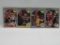 LOT OF 4 - 1990-91 NBA HOOPS ROOKIE SET BREAK. GLEN RICE, VLADE DIVAC, TIM HARDAWAY & B.J. ARMSTRONG