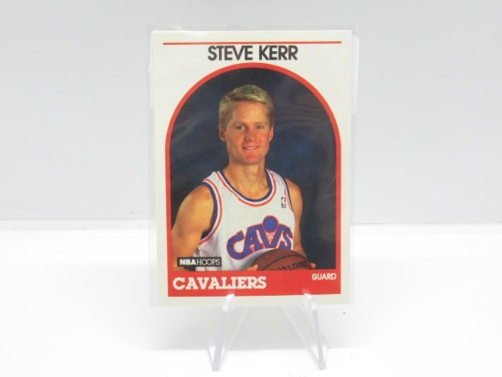 1989-90 NBA HOOPS SET BREAK CLEVELAND CAVALIERS STEVE KERR ROOKIE CARD #351