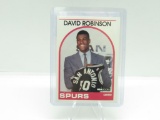 1989-90 NBA HOOPS SET BREAK SAN ANTONIO SPURS DAVID ROBINSON ROOKIE CARD #138