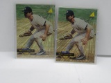 LOT OF 2 - 1994 PINNACLE MUSEUM COLLECTION NEW YORK YANKEES DON MATTINGLY CARD #23