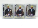 LOT OF 3 - UPPER DECK ROOKIE DEBUT LOS ANGELES LAKERS ANDREW BYNUM CARD #106