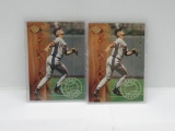 LOT OF 2 - 1995 DONRUSS GREAT GLOVES BALTIMORE ORIOLES CAL RIPKEN JR. CARD #14