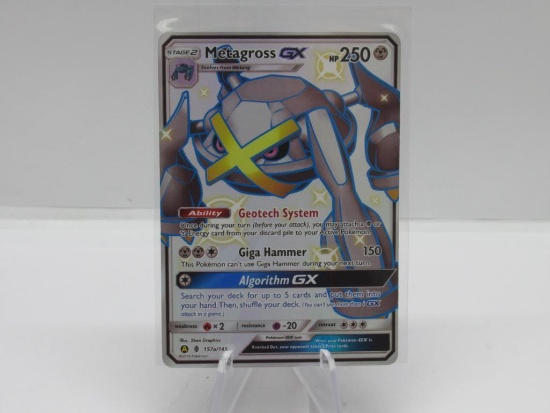 Pokemon Card Hidden Fates Shiny Metagross 157a/145