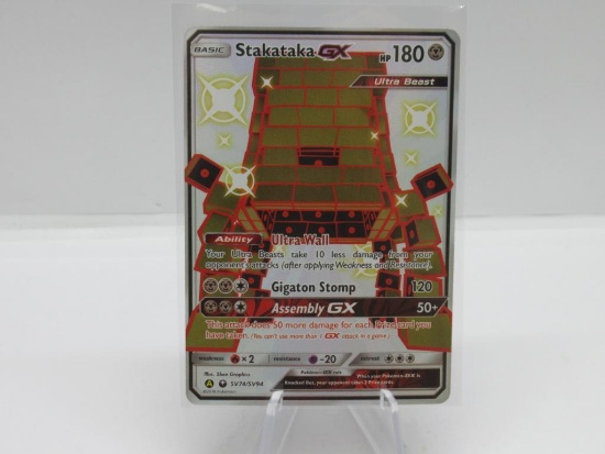 Pokemon Card Hidden Fates Full Art Shiny Stakataka sv74/sv94