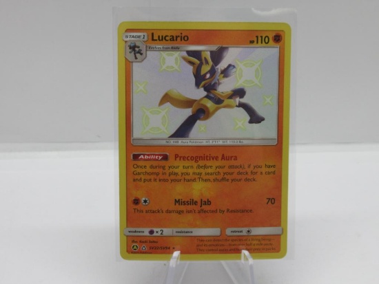 Pokemon Card Hidden Fates Shiny Lucario sv22/sv94