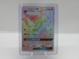 Pokemon Card Sun & Moon Base Secret Rainbow Rare Espeon GX