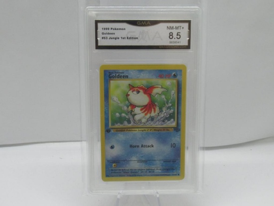 GMA GRADED POKEMON 1999 GOLDEEN #53 JUNGLE 1ST EDITION NM-MT+ 8.5