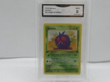 GMA GRADED POKEMON 1999 VENONAT #63 JUNGLE 1ST EDITION MINT 9