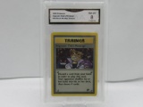 GMA GRADED POKEMON 2000 IMPOSTER OAK'S REVENGE #76 TEAM ROCKET TRAINER NM-MT 8