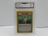 GMA GRADED POKEMON 1999 RECYCLE #61 FOSSIL TRAINER MINT 9