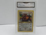 GMA GRADED POKEMON 1999 TAUROS #47 JUNGLE 1ST EDITION AUTHENTIC