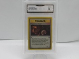 GMA GRADED POKEMON 1999 MYSEERIOUS FOSSIL #62 FOSSIL TRAINER MINT 9