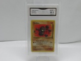 GMA GRADED POKEMON 1999 GEODUDE #47 FOSSIL NM-MT+ 8.5