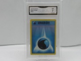 GMA GRADED POKEMON 1999 WATER ENERGY #102 NM 7