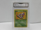 GMA GRADED POKEMON 2000 EKANS #56 TEAM ROCKET NM 7