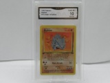 GMA GRADED POKEMON 1999 RHYHORN #61 JUNGLE 1ST EDITION GEM MT 10