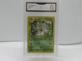 GMA GRADED POKEMON 1999 BEEDRILL #17 NM+ 7.5