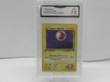 GMA GRADED POKEMON 2000 LT. SURGE'S VOLTORB #86 GYM HEROES 1ST EDITION NM+ 7.5