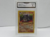 GMA GRADED POKEMON 1999 RHYDON #45 JUNGLE 1ST EDITION NM-MT 8